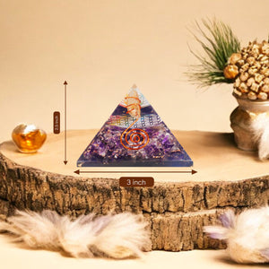 Amethyst Orgone Pyramid for Spirituality