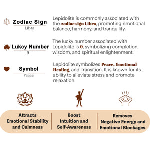 Lepidolite Orgone Crystal Stone Pyramid