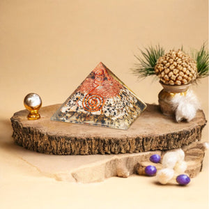 Dalmatian Jasper Orgone Crystal Pyramid