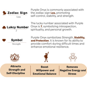 Purple Onyx and Green Onyx Orgone Pyramid