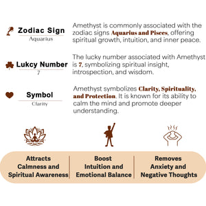 Amethyst Orgone Crystal Pyramid for Peace