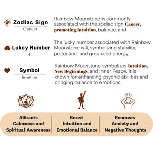 Rainbow Moonstone Orgone Pyramid For Negativity