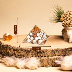 Gomti Chakra Orgone Crystal Pyramid