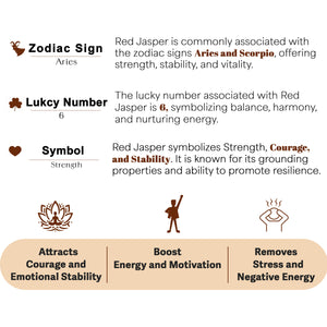 Red Jasper Orgone Crystal Pyramid for Motivation