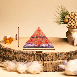 Amethyst Orgone Pyramid For Calmness