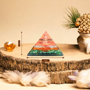 Green Aventurine Orgone Pyramid For Harmony & Balance