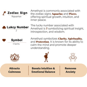 Amethyst Orgone Crystal Pyramid For Spirituality