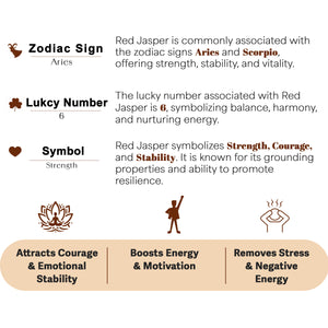 Red Jasper Orgone Crystal Pyramid For Courage