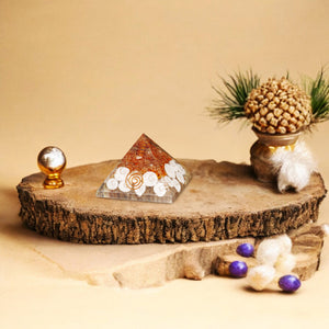 Gomti Chakra Orgone Pyramid for Positivity