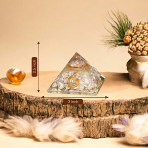 Gomti Chakra Orgone Pyramid for Growth