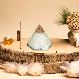 Amazonite Orgone Crystal Pyramid For Harmony