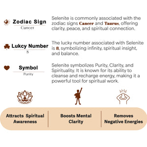 Selenite Orgone Crystal Pyramid For Positivity