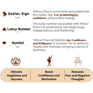 Yellow Onyx Orgone Pyramid For Happiness