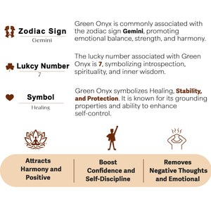 Green Onyx Orgone Pyramid For Confidence