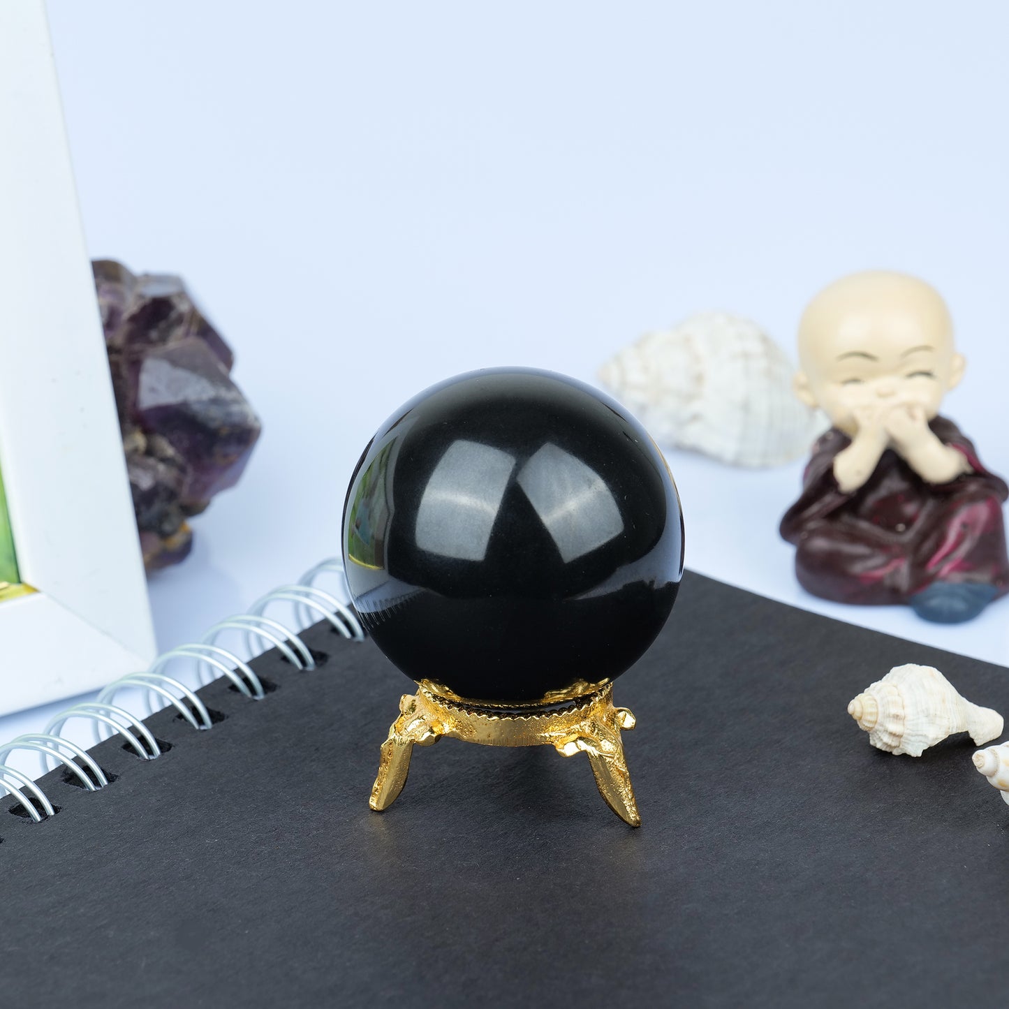 Black Tourmaline Gemstone Ball