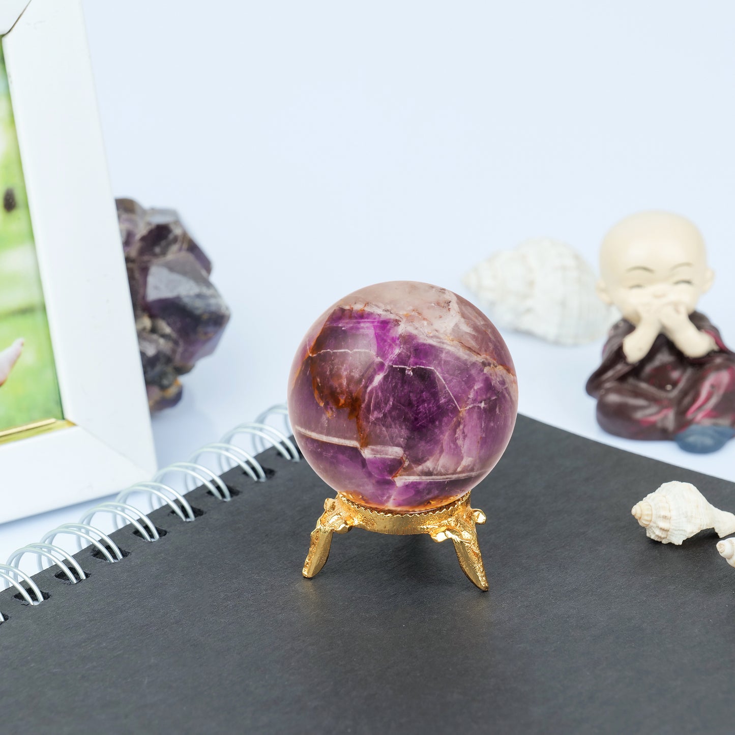 Amethyst Healing Crystal Sphere