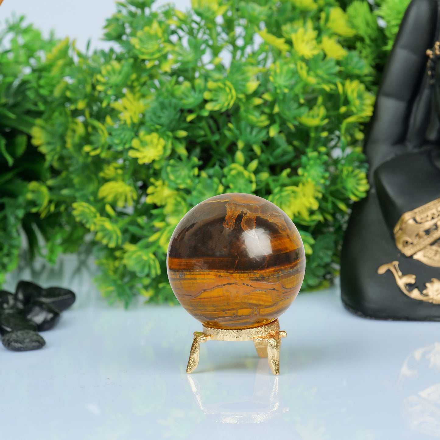 Tiger Eye Crystal Ball