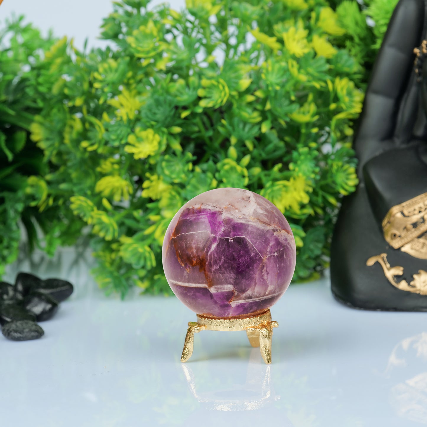 Amethyst Healing Crystal Sphere