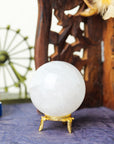 Clear Quartz Gem Ball Sphere