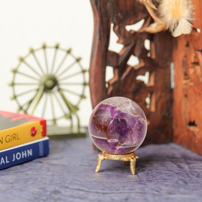 Amethyst Healing Crystal Sphere