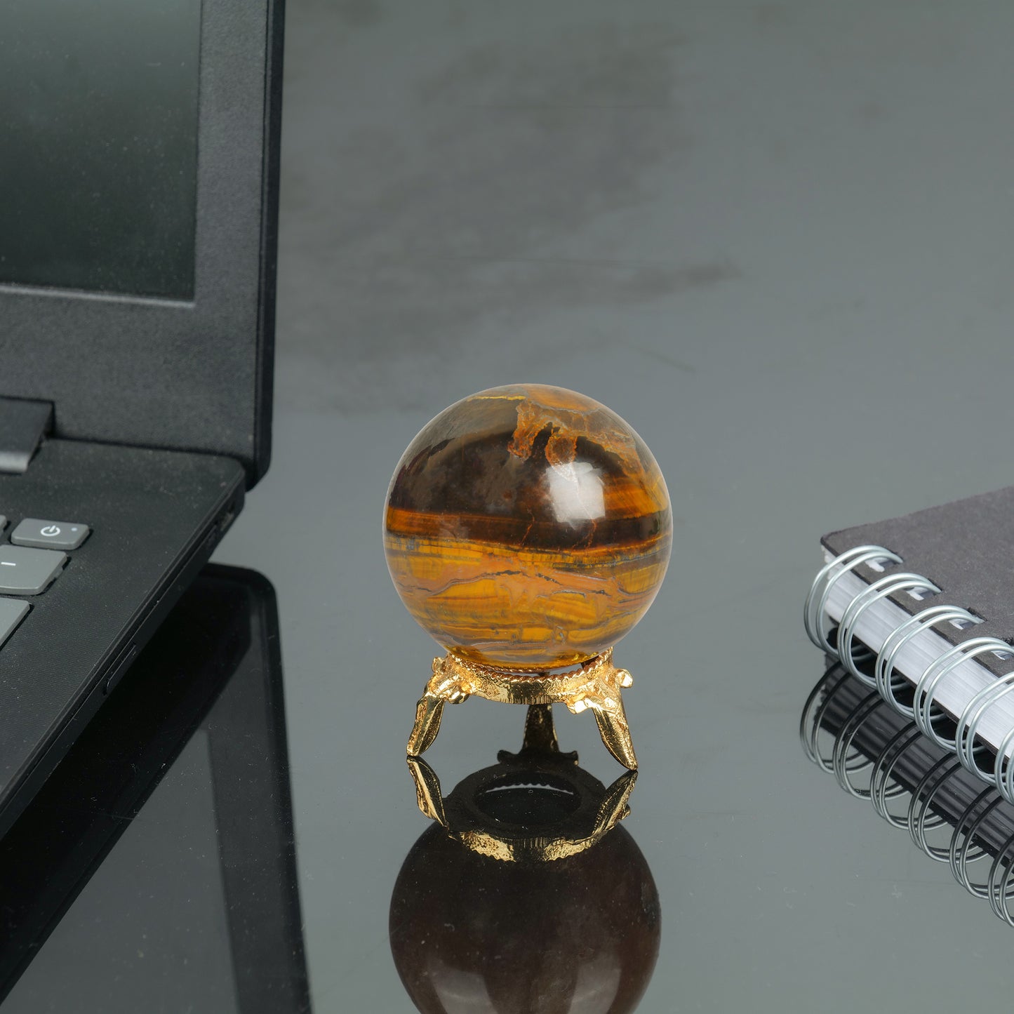 Tiger Eye Crystal Ball