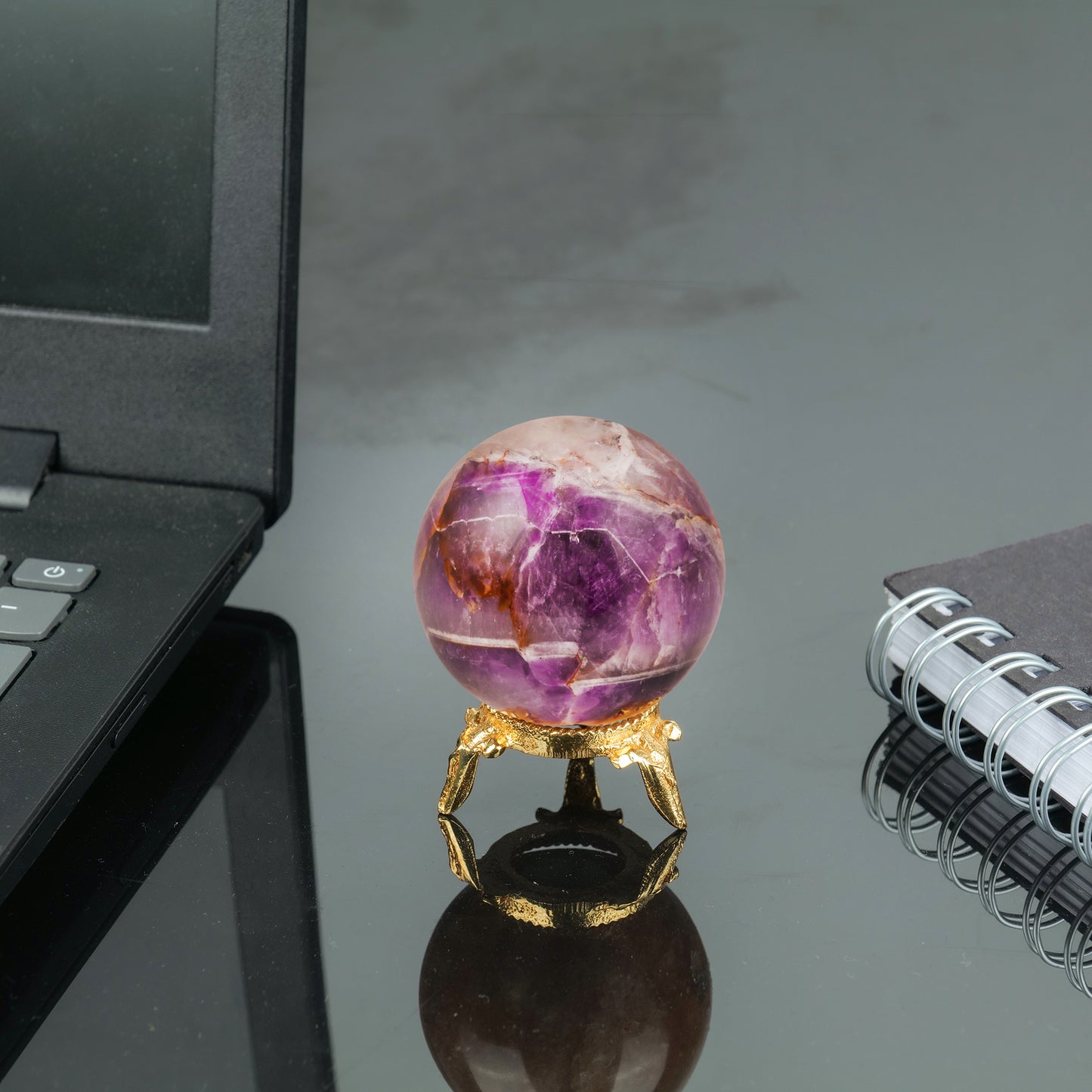 Amethyst Healing Crystal Sphere