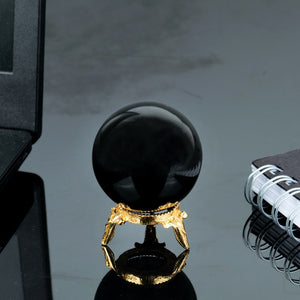Black Tourmaline Gemstone Ball