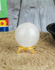 Clear Quartz Gem Ball Sphere