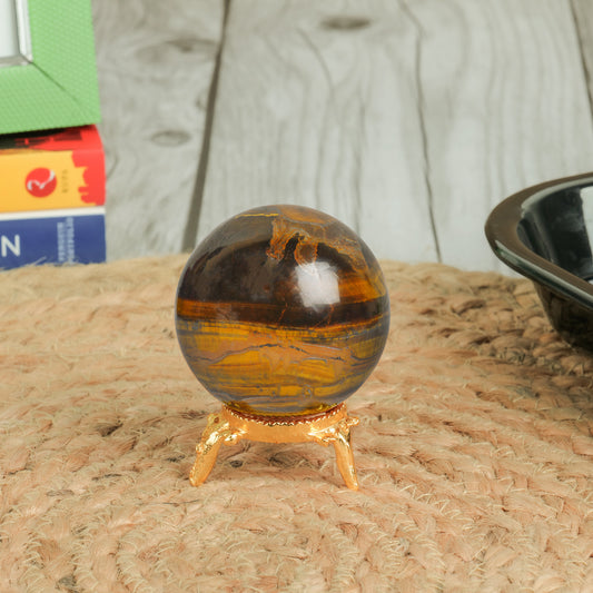 Tiger Eye Crystal Ball