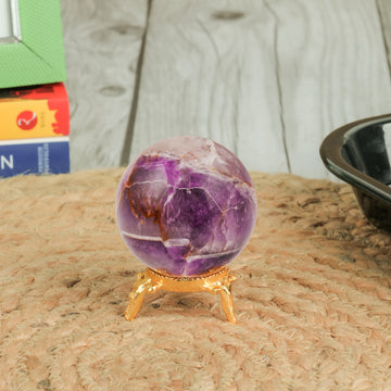 Amethyst Healing Crystal Sphere