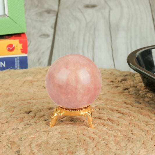 Rose Quartz Crystal Sphere Ball