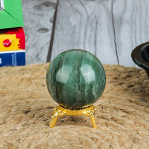 Green Jade Healing Crystal Sphere Ball