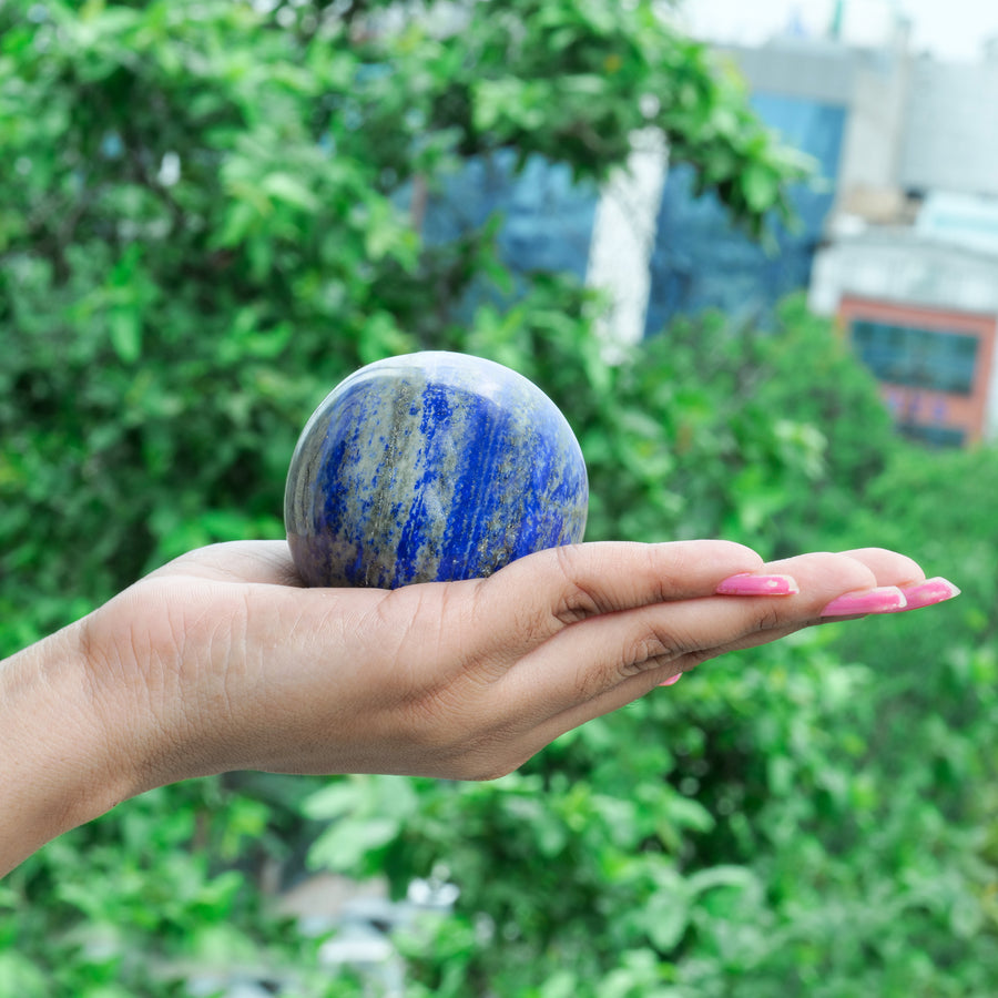 Lapis Lazuli Crystal Ball