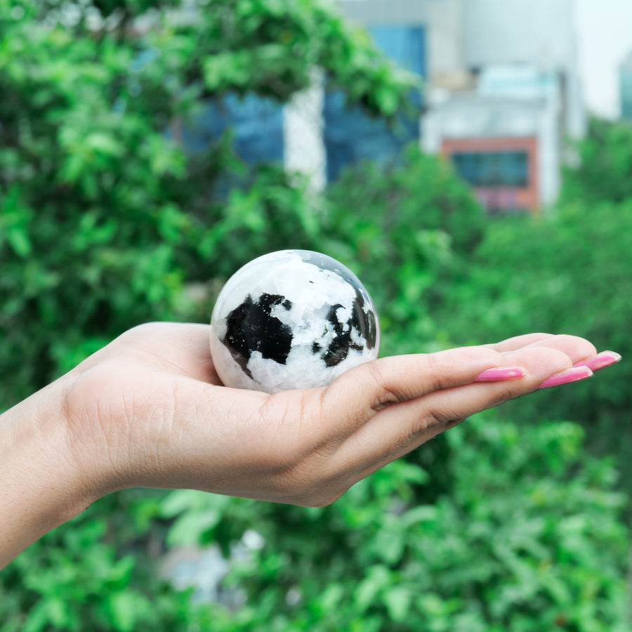 Rainbow Moonstone Sphere Ball