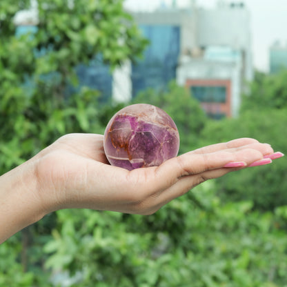 Amethyst Healing Crystal Sphere