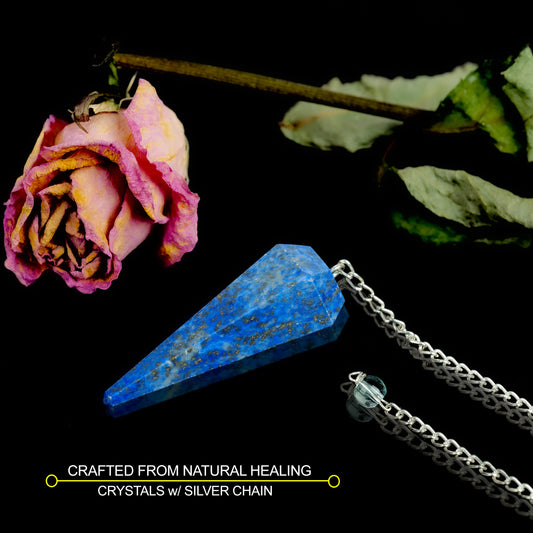 Lapis Lazuli Crystal Pendulum