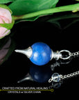 Lapis Lazuli Gemstone Pendulum Healing Crystal