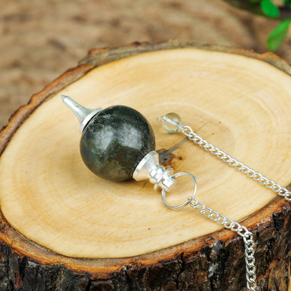 Black Tourmaline Crystal Pendulum