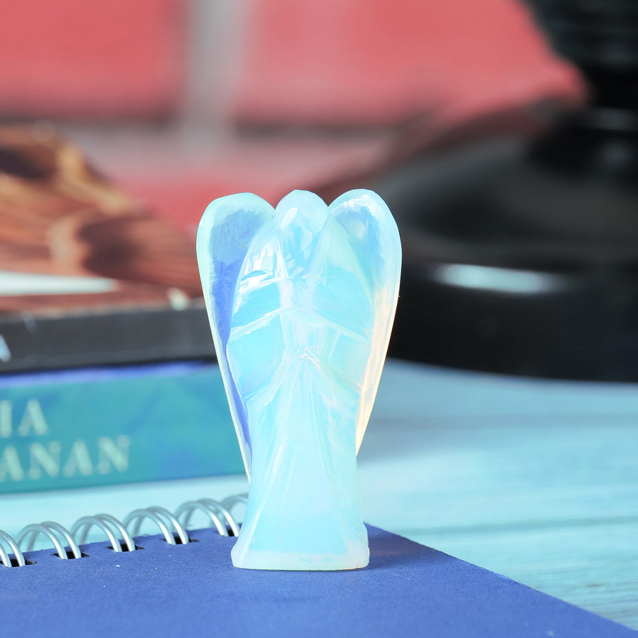 Opalite Crystal Angel Statue