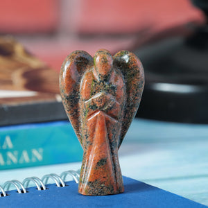 Unakite Angel Statue