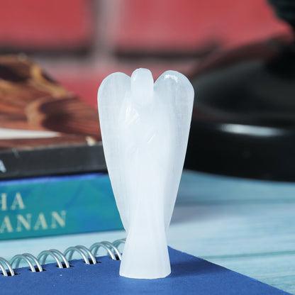 Selenite Angel Figurine