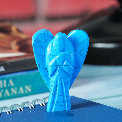 Turquoise Angel Figurine