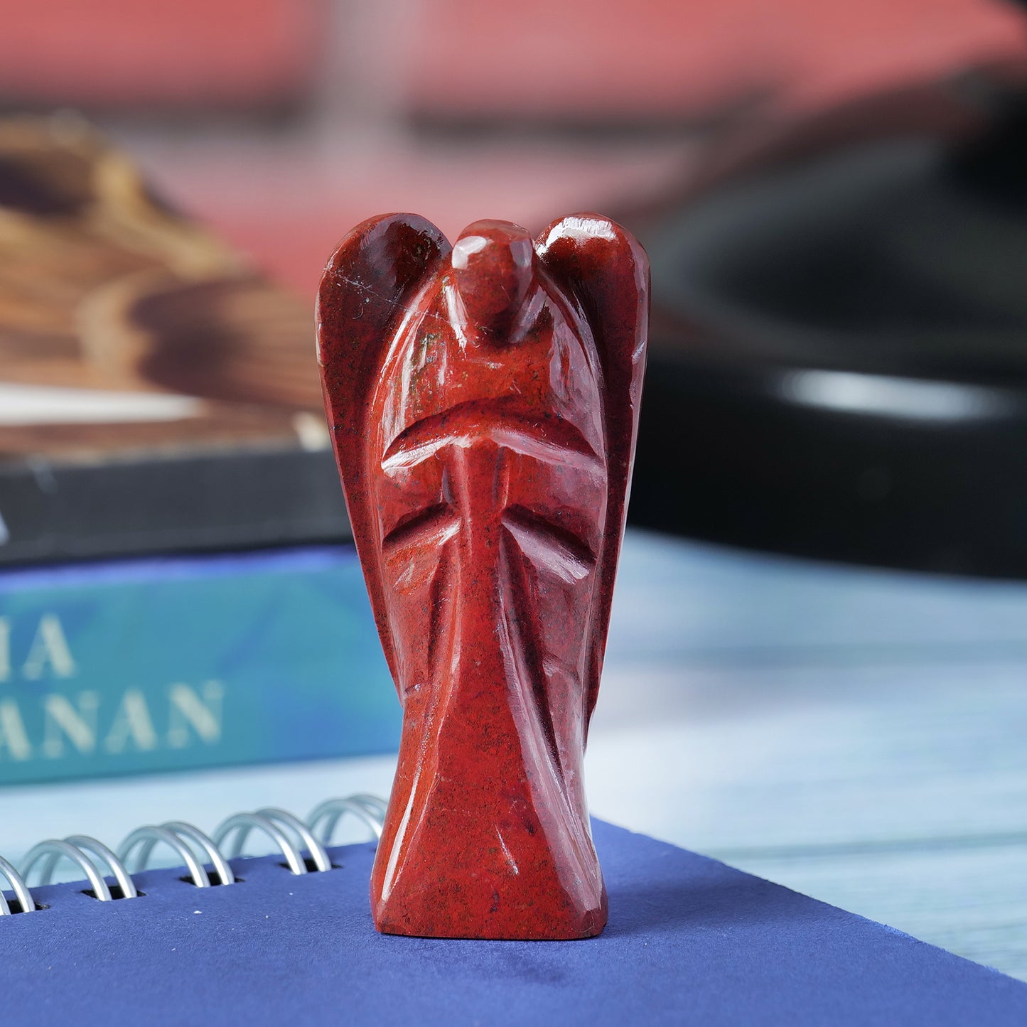 Red Jasper Angel Figurine