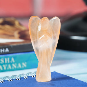 Orange Selenite Figurine