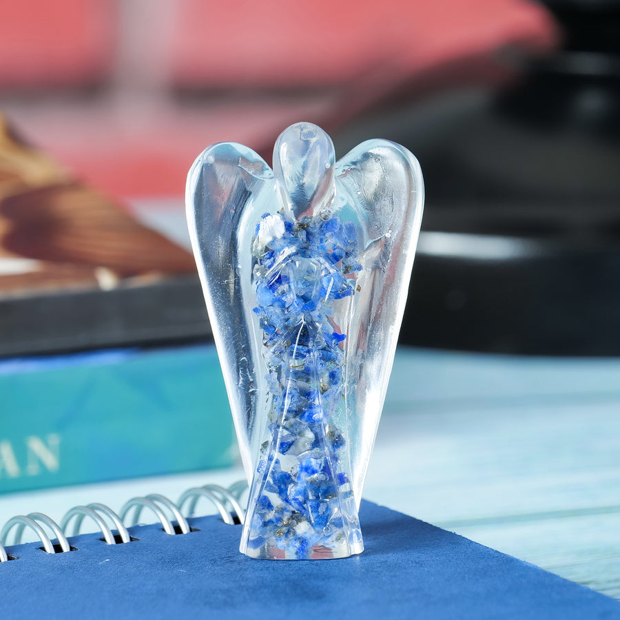 Lapis Lazuli Orgone Angel Statue