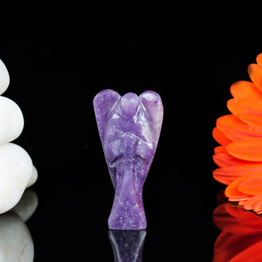 Lepidolite Angel Figurines