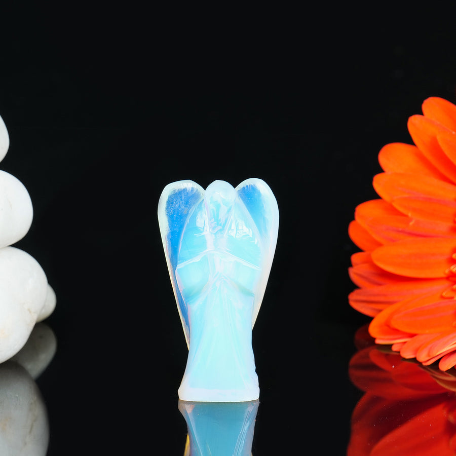 Opalite Crystal Angel Statue