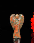 Unakite Crystal Gemstone Figures Spiritual Angel Statue