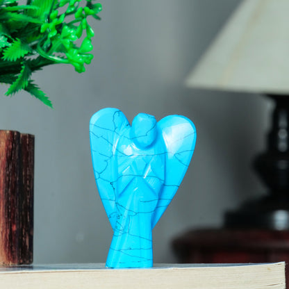 Turquoise Angel Figurine