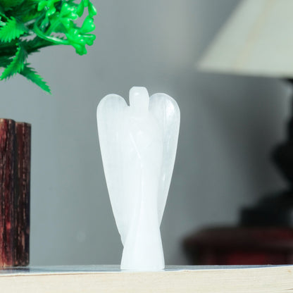 Selenite Angel Figurine